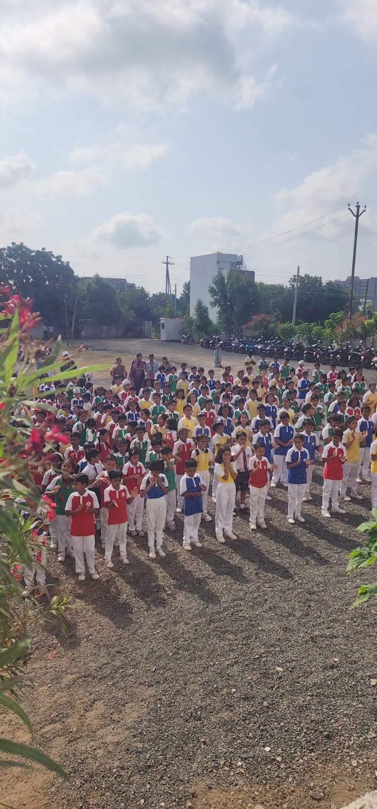 Morning Assembly at Oxford Kautha